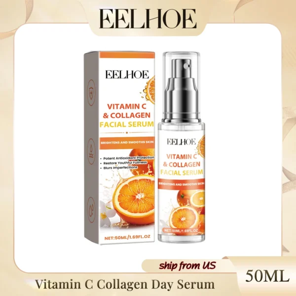 Vitamin C Collagen Day Serum Moisturizing Anti-dryness Moisturizing Anti-wrinkle Brightening Day And Night Hydrating Essence