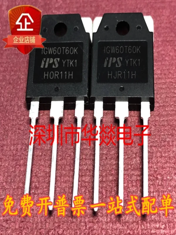 5PCS IGW60T60K TO-3P 60A 600V Brand New In Stock, Can Be Purchased Directly From Shenzhen Huayi Electronics