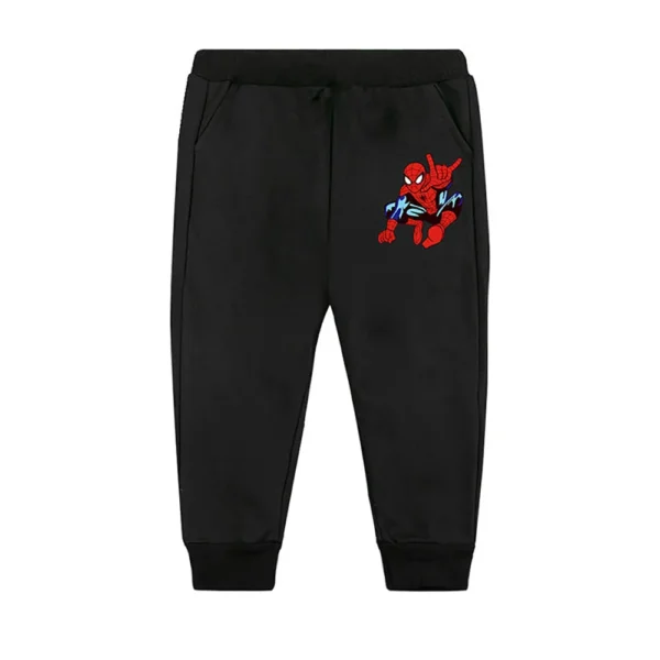Spiderman children's suit boy sports pants spring and winter new comfortable boys thick pants winter pants