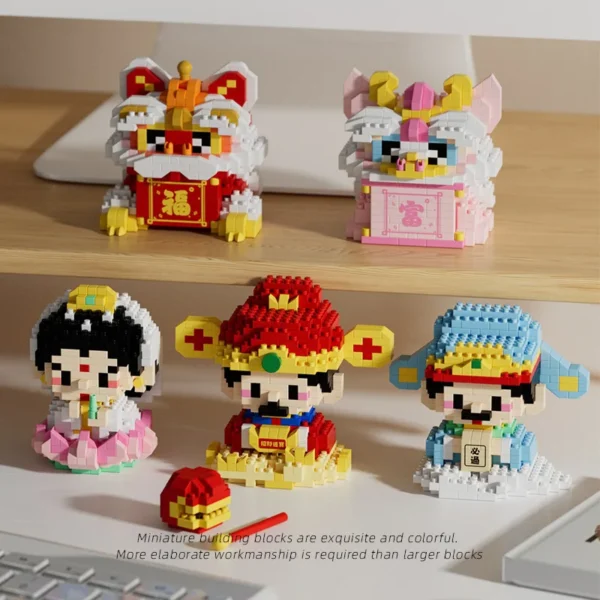 Adults Animals Micro Building Blocks Construction Set for Children Boys 9 to 12 Years Old DIY Assembled China Mini Bricks Toys