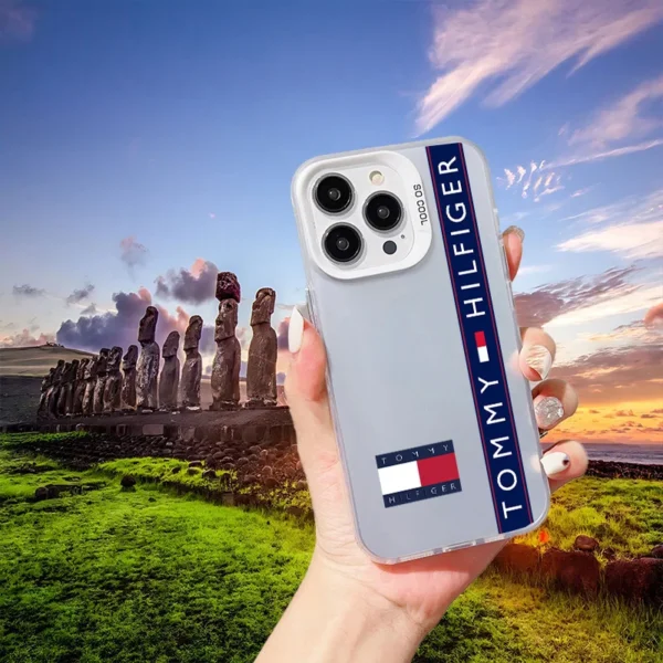 Fashion Phone Case for T-Tommy H-Hilfiger IPhone 16 15 14 13 12 11 Pro X XR XS MAX 8 7 Plus Shockproof Back Cover INS Shell