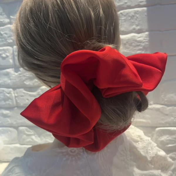 Super large fashionable Korean Scrunchies for Women Girls exaggerated hair ring French sausage ring hair accessory
