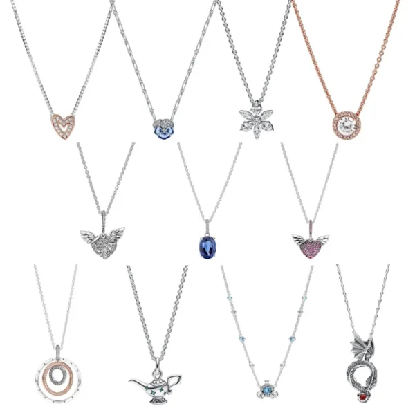 2024 New Hot Selling Boutique Shiny Multiple Necklace Styles Suitable For Classic Fashion Party Jewelry Gifts
