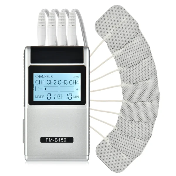 Rechargeable TENS Machine Electric 15 Modes EMS Muscle Stimulator Digital electroestimulador muscular tens fisioterapia