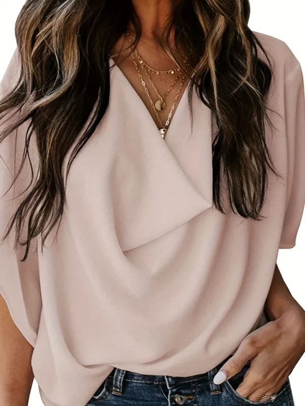 Plus Size Solid High Low Hem Longline Top, Casual Long Sleeve Top For Spring & Fall, Women's Plus Size Clothing