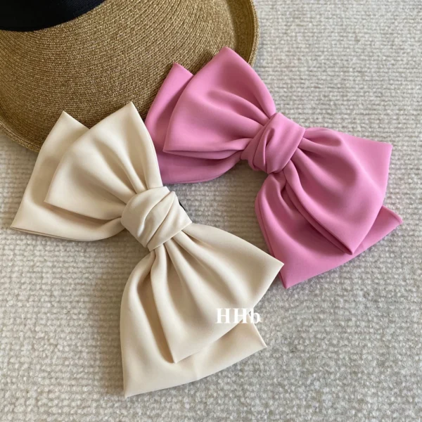 New Fashion Hair Clips Butterfly Korean Barrette Bow For Girls Women Autumn Tiara Hairpin Ponytail Style Hair Accessories