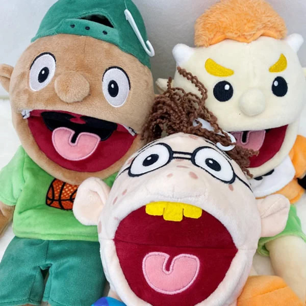 Jeffy Hand Puppet Plush Children Soft Doll Talk Show Party Props Christmas Doll Plush Toys Cody Junior Penelope Soft Doll Toys
