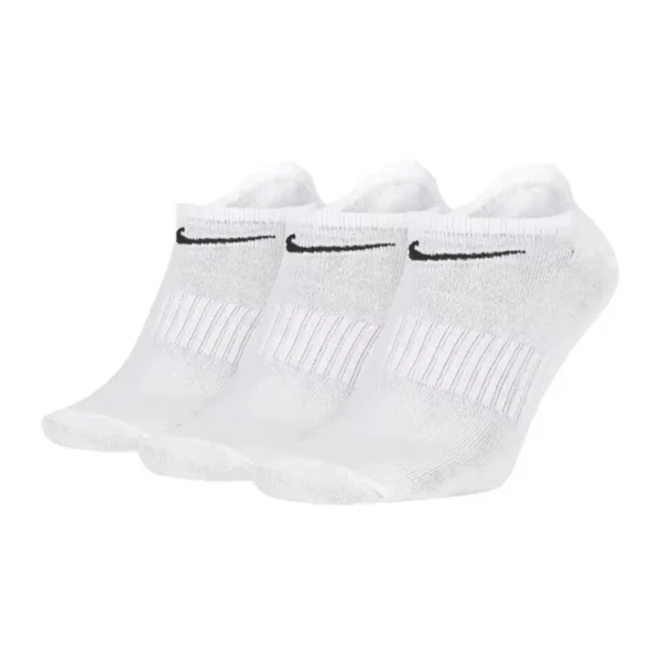 Nike Lightweight Unisex Sports Socks Men's And Women's 3 Pairs Casual Breathable Tube White Short Socks SX7678-100