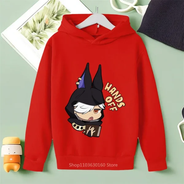 Hoodie with a Twist of Genshin Magic - Fun & Stylish Print, Perfect for Boys & Girls' Daily Wear & Special Occasions