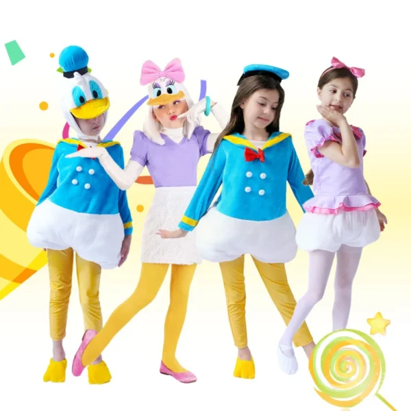 Children's performance costume 1PCS animation performance Tang dress old duck cosplay costume costume