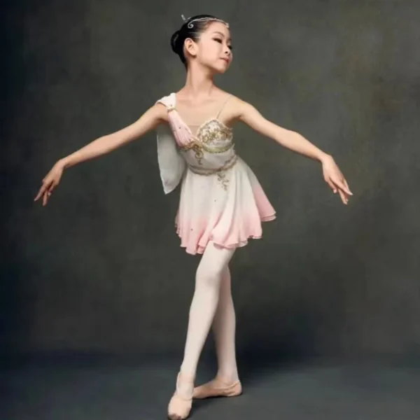 Cupid Magic rune Cupid ballet costume professional custom performance white children adult