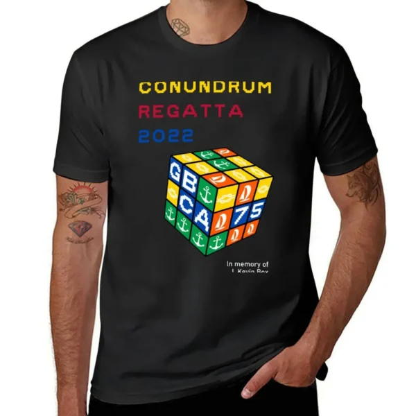 2022 Conundrum Regatta T-Shirt sublime graphic shirts custom shirt vintage graphic tee Men's t-shirts