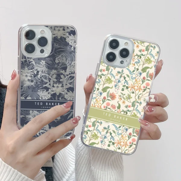 Mobile T-Ted B-Baker Phone Case for iPhone 16 15 14 13 12 11 X XR XS Pro Max Plus Mini Clear Transparent Cellphones Cover Smart