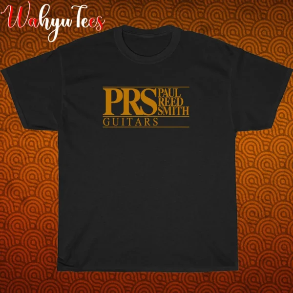 New Shirt Prs Paul Reed Smith Guitars Logo Black/Navy/White T-Shirt Size S-5XL
