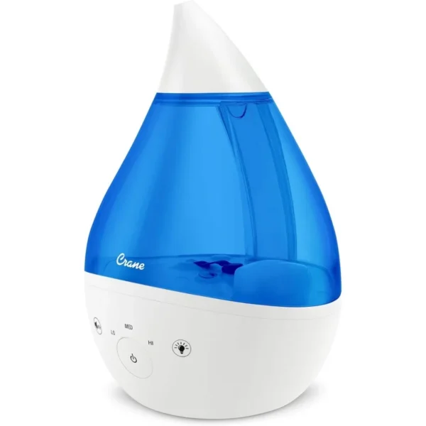 Ultrasonic Humidifiers for Bedroom and Office, 1 Gallon 4-in-1 Cool Mist Air Large Room Home,Filt