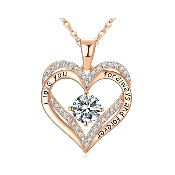 High end Love Necklace for Women's Birthday Anniversary, Mother's Day, Christmas, Valentine's Day Jewelry Gift
